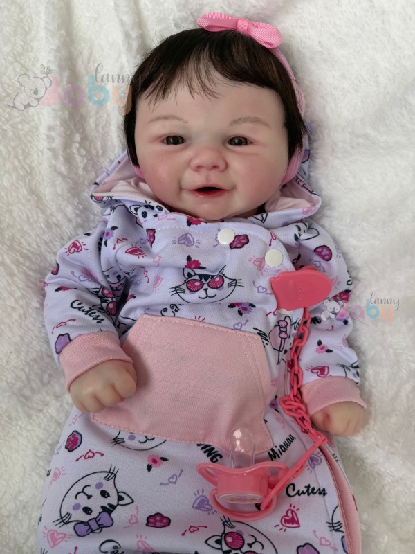Bebê de Silicone Sólido Julia - Kit Completo