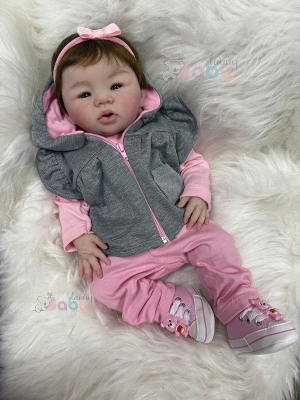Bebê de Silicone Sólido Maia - Kit Completo