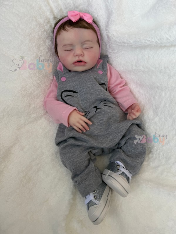 Bebê de Silicone Sólido Valentina - Kit Completo